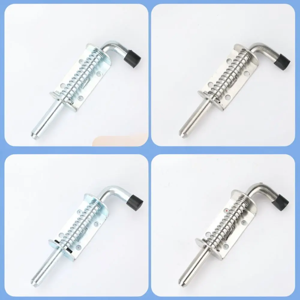 High Quality Spring Loaded Bolt Latch Hinge Stainless Steel Weld On Pivot Gate Lock For Furniture Door Installation