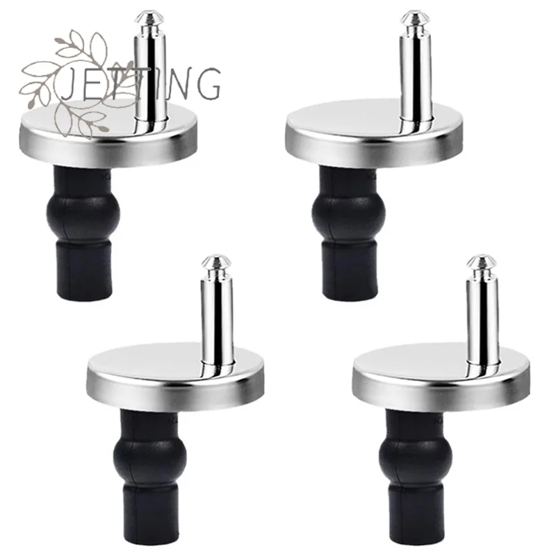 Hot 2Pcs Toilet Seat Hinges Top Fix Hinge Pack Mountings Replacement Release Quick Screws For Toilet Bathroom Furniture Accessor