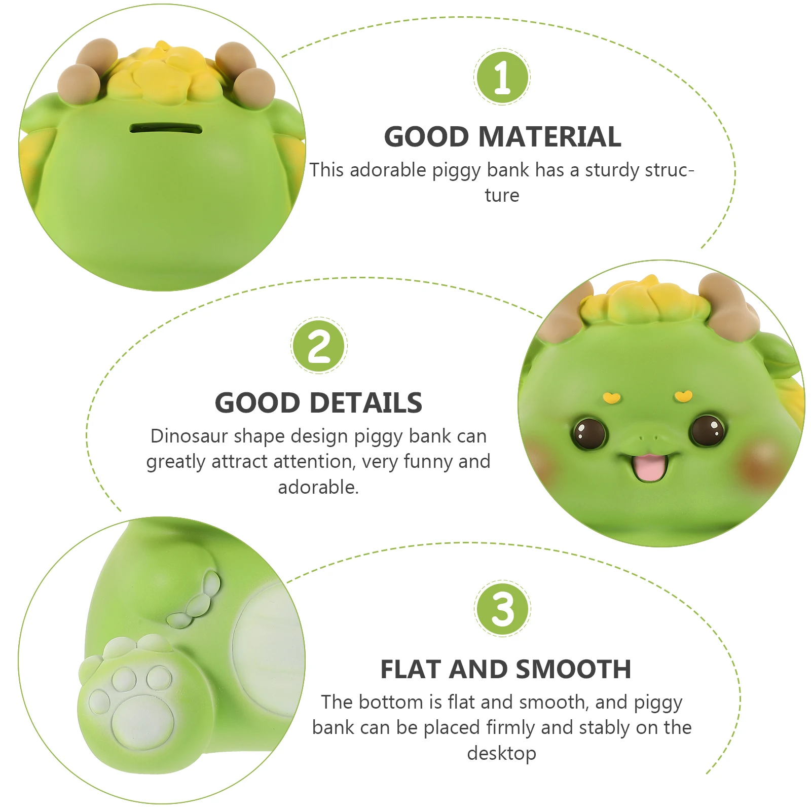 

Dragon Tengteng Money Bank Cartoon Vinyl Piggy Bank Piggy Banks Chinese style Dragon Coin storage Bank home office Desktop decor