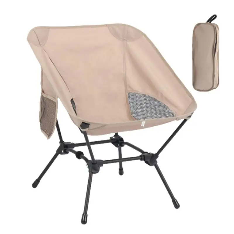 Folding Camping Chair Compact Backpacking Portable Chair 264lbs Capacity Stable Folding Camping Chair Metal Frame Chairs