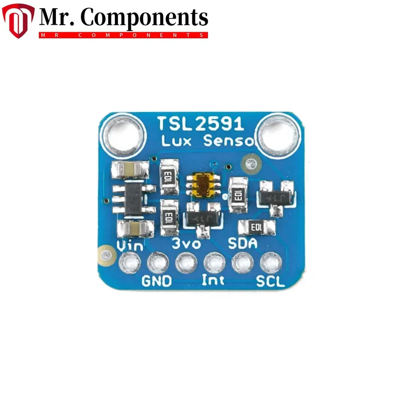 TSL2591 Digital Light Sensor Breakout Module High Dynamic Range Lux IR Infrared Full Spectrum Diodes Detect 3.3V-5V for Arduino