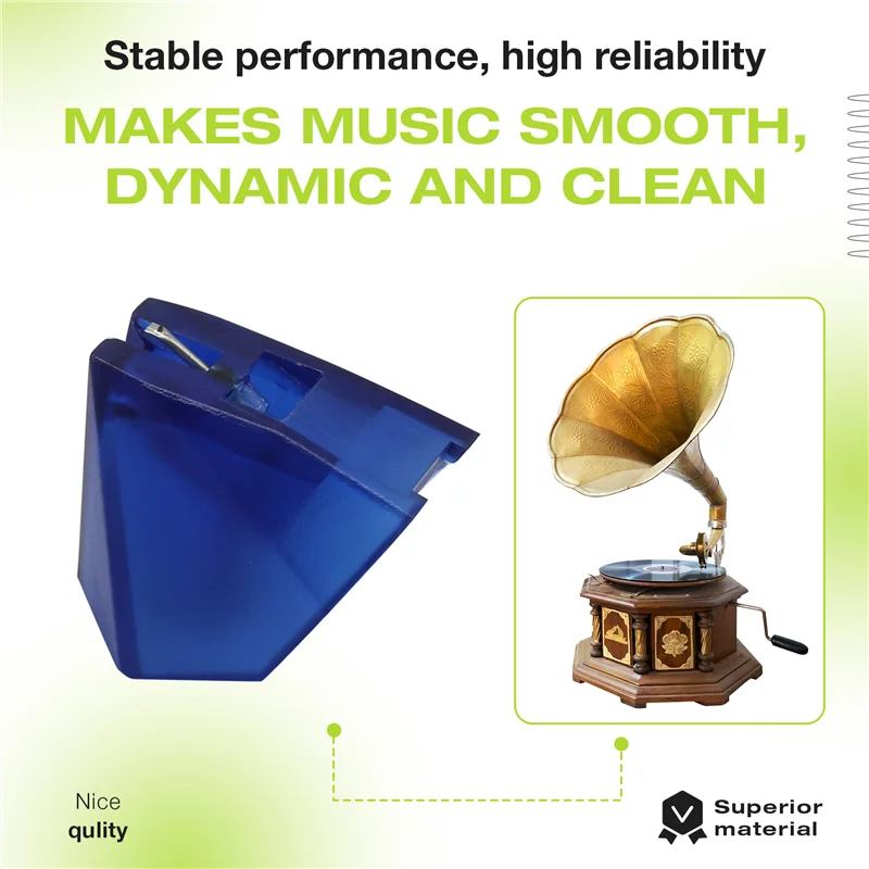 ABUO-For Ortofon 2M الأزرق القرص الدوار استبدال القلم تتحرك المغناطيس تصميم LP مسجل فينيل الفونوغراف الملحقات