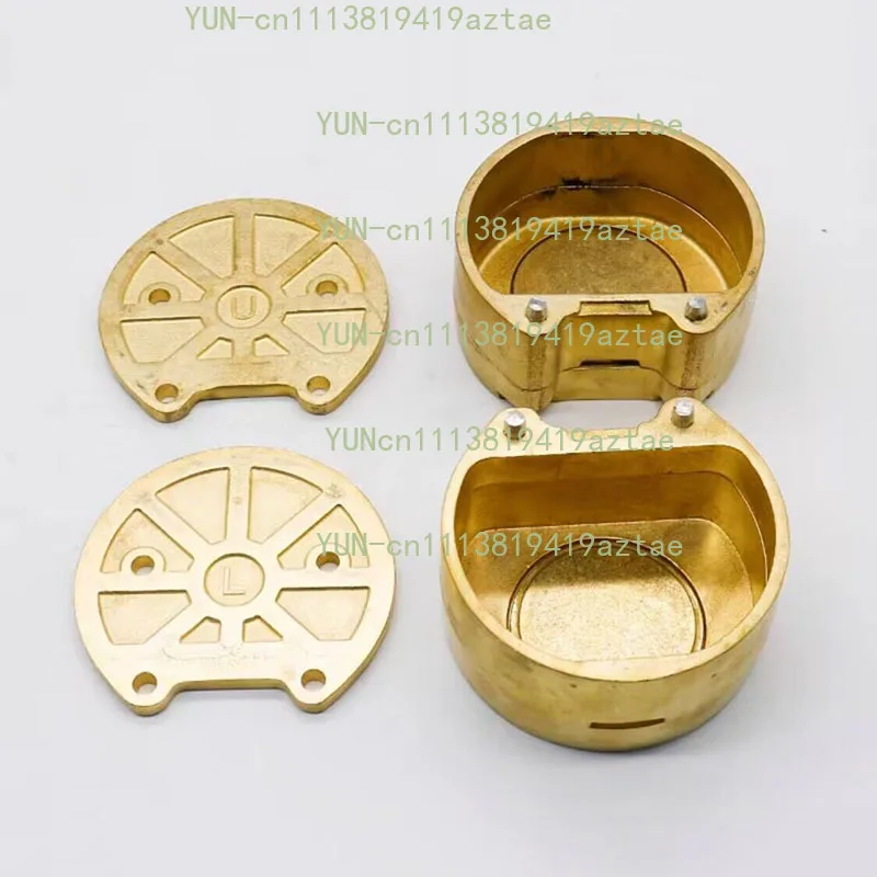 NEW Lab Two Layer Denture Compression with Dual Injection Flask Dual Pot Bronze Processor Denture Flask Press Compression
