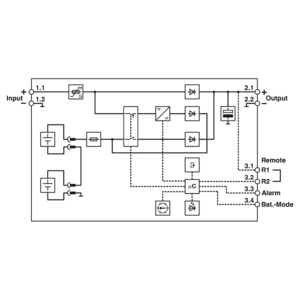 UNO-UPS/24DC/24DC/60W UNO DC-UPS 24VDC 0.8Ah Uninterruptible Power Supply Works Perfectly 2905907