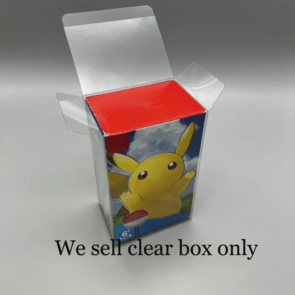 100pcs Transparent PET protection box For Switch NS Game Storage Collection Display Box For Japanese version Hong Kong version