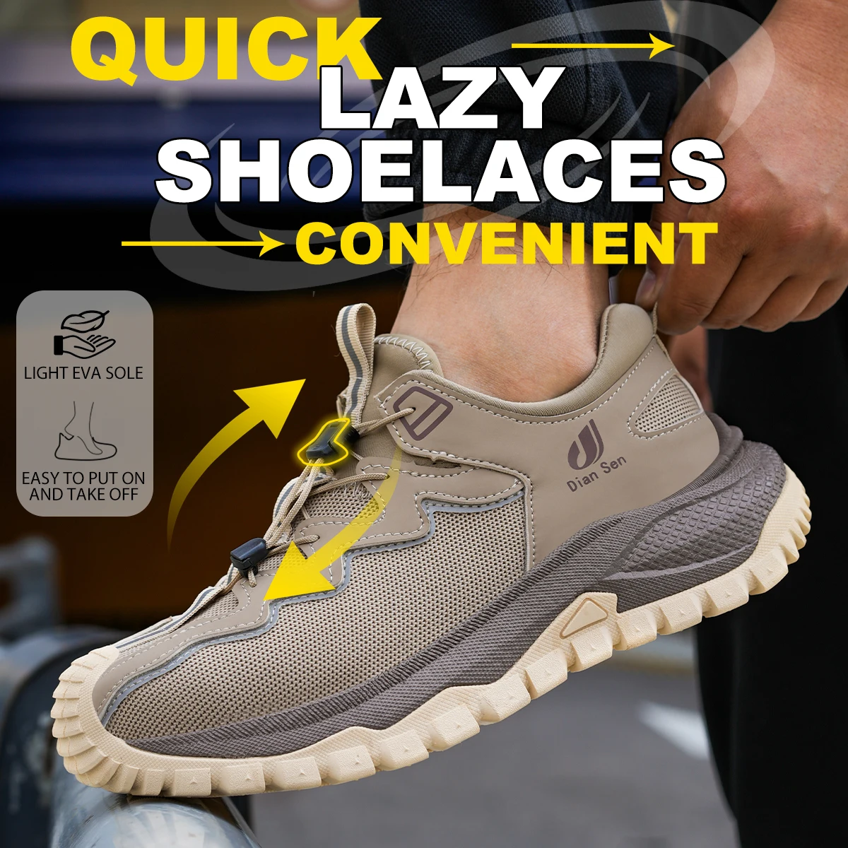 Steel Toe Cap Safety Shoes Men For Work Shoes Puncture-Resistant Protective Shoes Lightweight Industrial Work Safety Sneakers