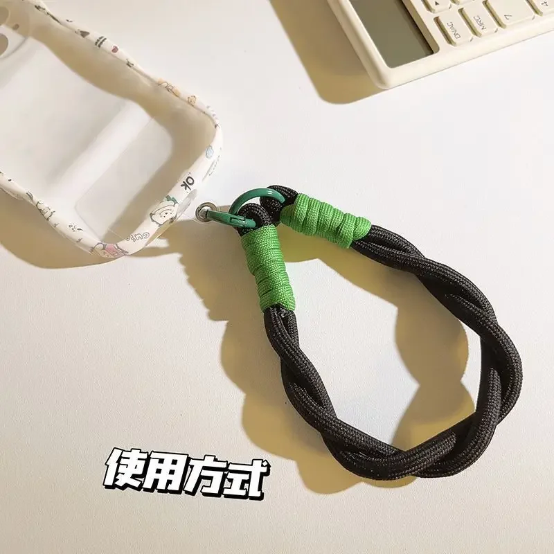 Cute Candy Colors Phone Chain Cellphone Short Strap Anti-lost Lanyard Chain Jewelry Phone Wrist Straps Hanging Rope Accessory