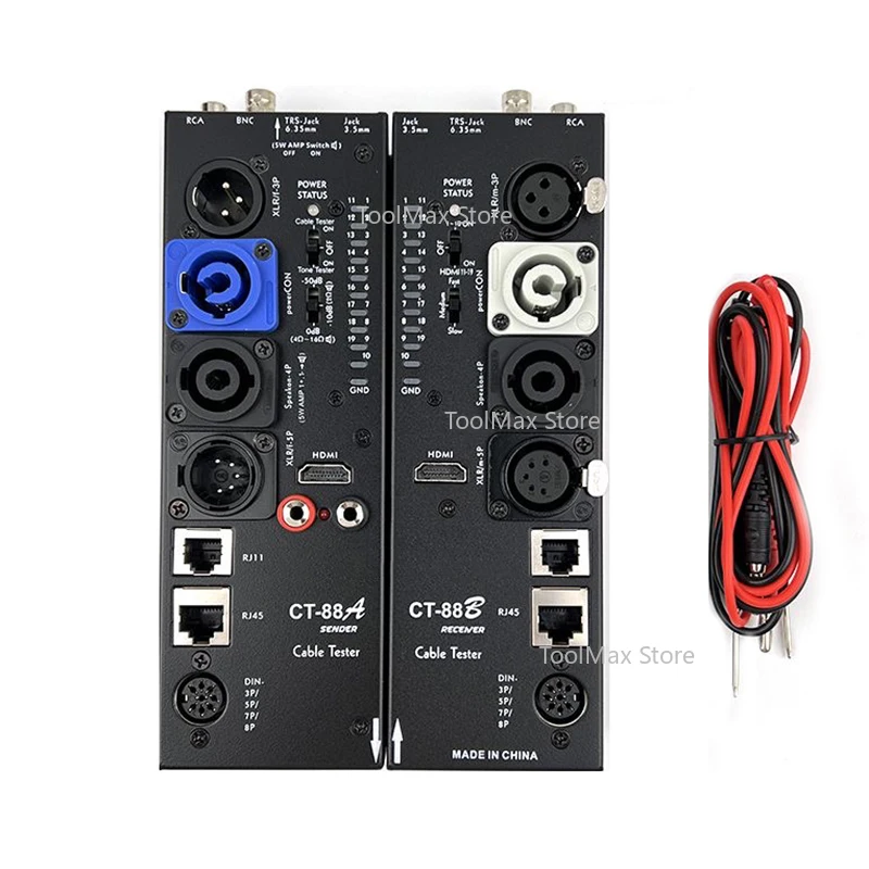 CT-88 Separate Multi-Function Line Meter Xlr Signal Line Meter Hdm Automatic Audio Side Line Meter