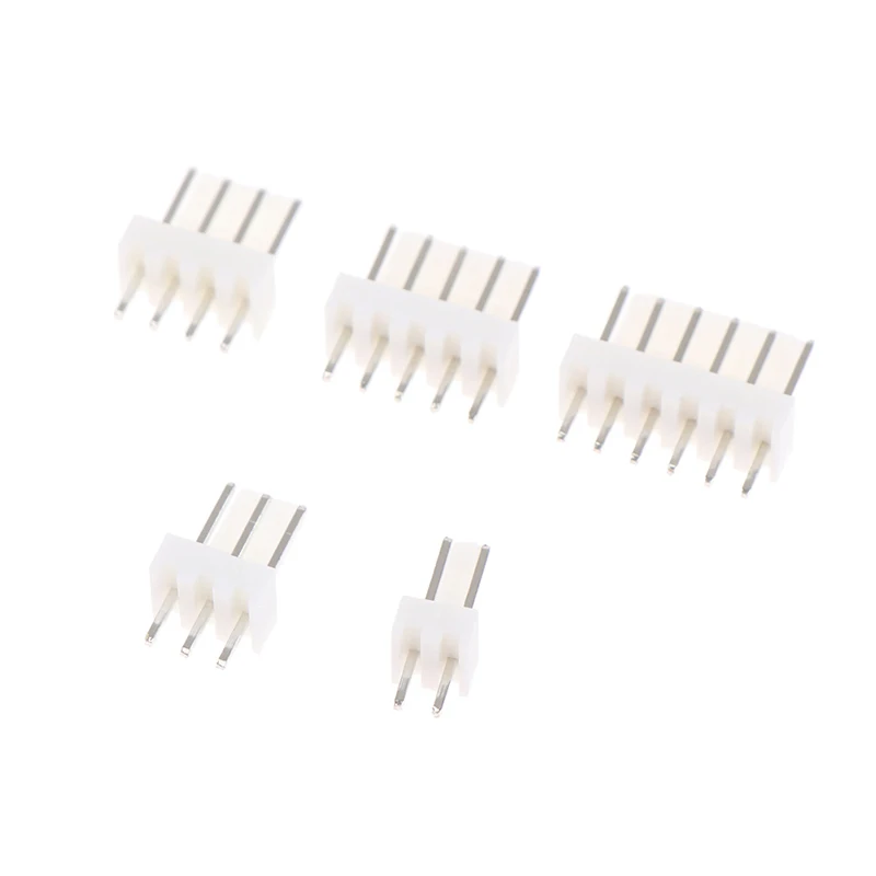 50Pcs KF2510 Connector 2.54MM Male Pin Header 2/3/4/5/6Pin Fan Connector For  For Computer Fan