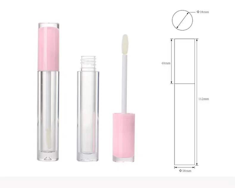 Großhandelspreis 5ML Lipgloss-Tuben Leere Nachfüllbare Plastikflaschen Lippenstiftbehälter Lipgloss-Probenfläschchen – Detail 4