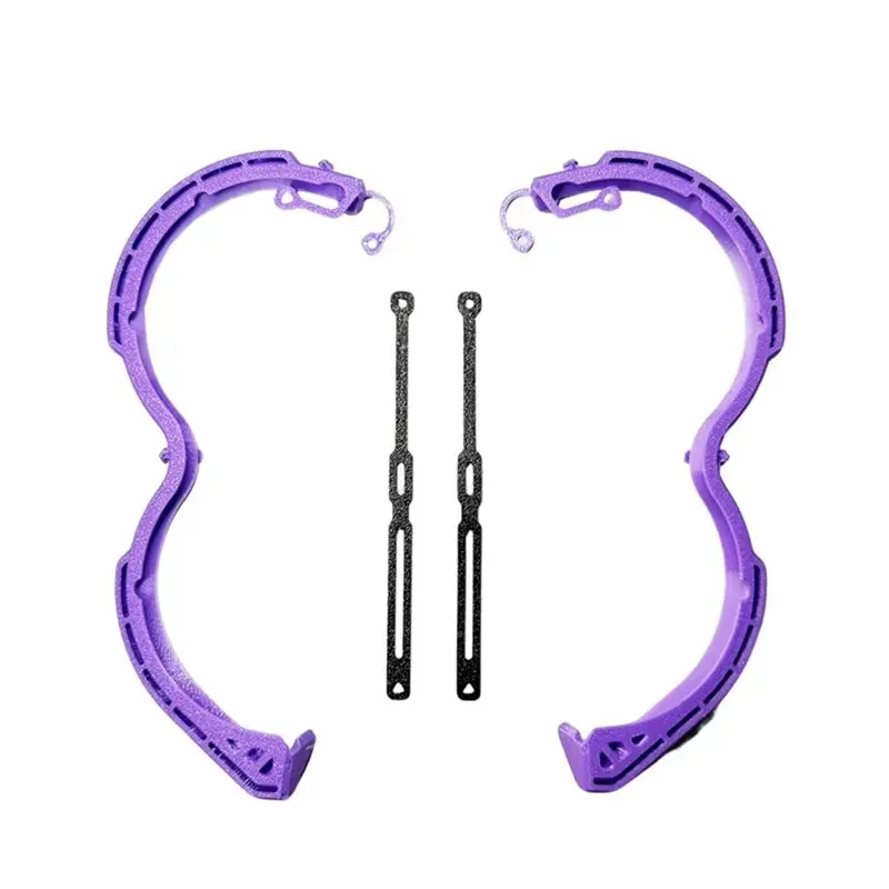 ABKQ-For DJI Neo2 For RC Drone Shell Accessory Protector Kit Anti-Collision Bumper Bar 3D Printed Purple