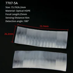 10Pcs Optical HDPE PIR Human Infrared Induction Fresnel Lens Focal Length Far Sensing Distance