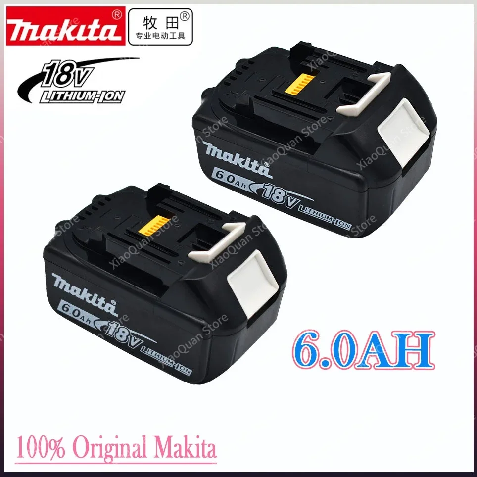 

Makita 18V 6.0Ah Original With LED lithium ion replacement LXT BL1860B BL1860 BL1850 Makita rechargeable power tool battery 6000