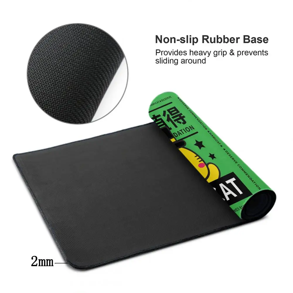 A cute fat cat Mouse Pad Desk Mouse Pad Cute HD Desk Pad Extended Gaming Keyboard Mats Large XXL Gamer Mousepad 90x40