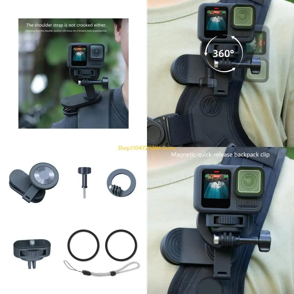 

K0EA Multifunctional Clip For Backpacks Easy Releases Expandable Gear Outdoor Office Use