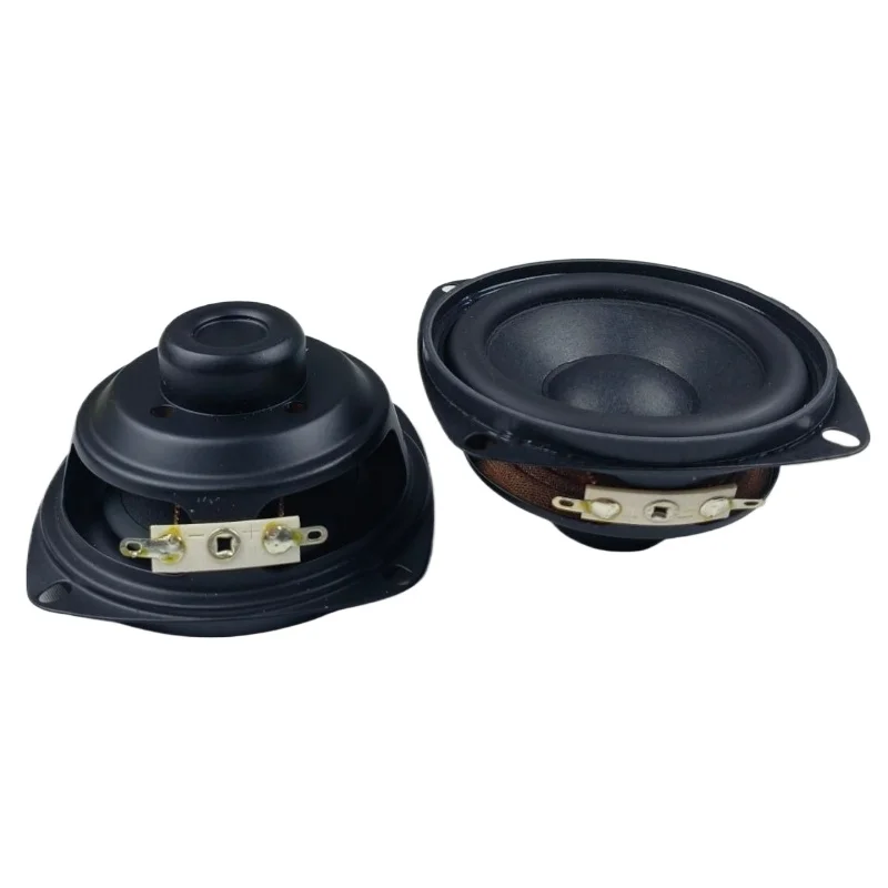 SOTAMIA 2Pcs 3 Inch Full Range Subwoofer Audio Speaker 78mm 4 Ohm 15W Square Multimedia Speaker Sound Music Home Loudspeaker