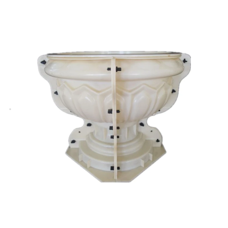 Summer Breeze Round Concrete Planter Mold, DIY Cement Flower Pot, Big Urn Mould, Durable ABS Vase Moldings, 62cm/ 24.41in Dia