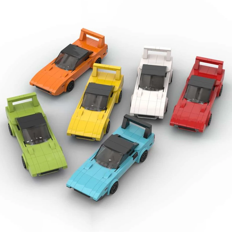 

1436pcs MOC Founder's Rock Superbird 8 Stud City Champions supercar Building Blocks Christmas Gift Early Learning STEM Set