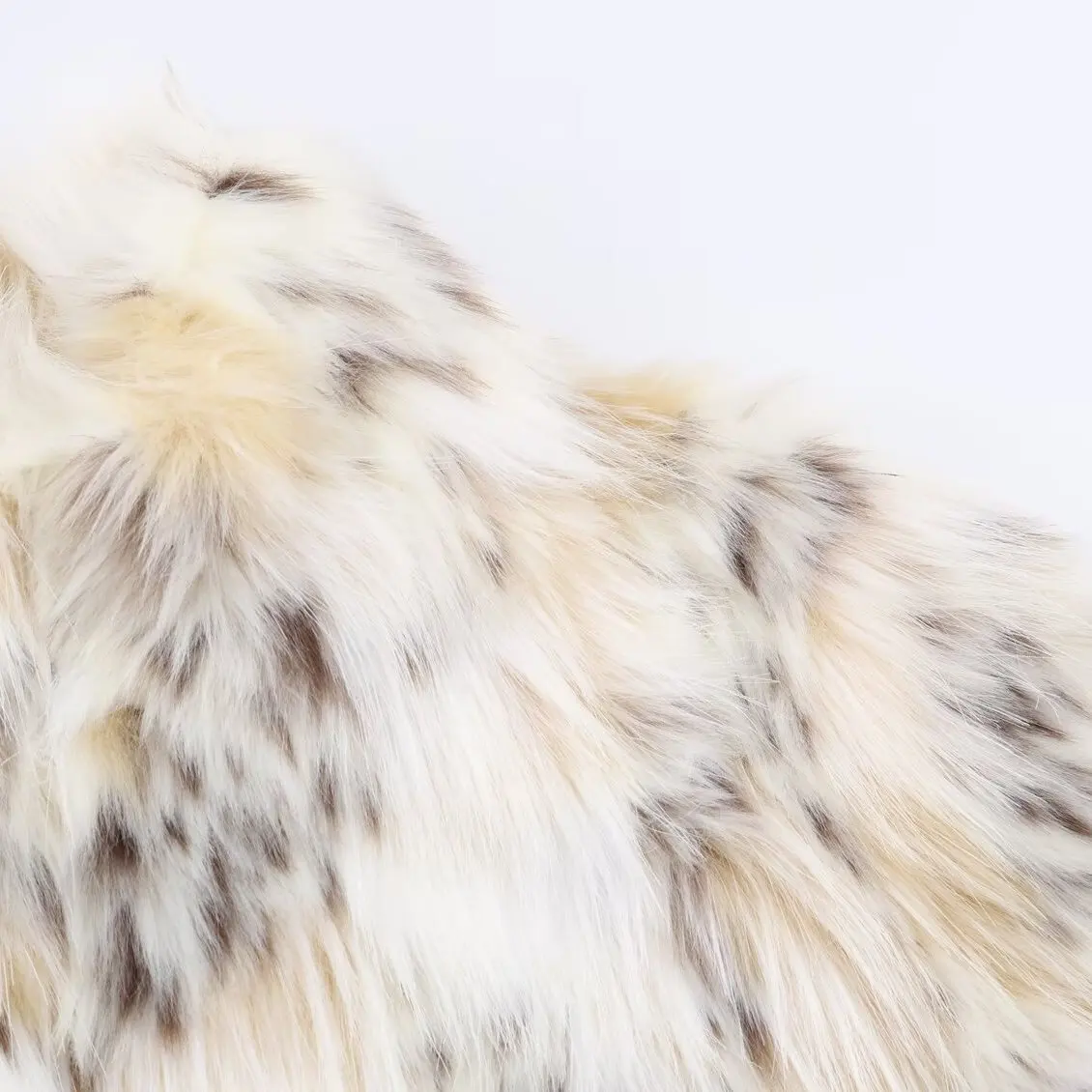 Faionable الفراء الاصطناعي Jaet المرأة فضفاضة تناسب ort Sle طويلة Sve الوقوف طوق الخريف وصول جديد 4360243