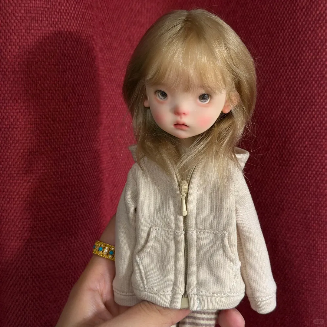 Nuova bambola BJD 1/6, piccola bambola doudou, graziosa bambina, giocattolo in resina di alta qualità, regalo di compleanno, bambole per bambini in offerta, articolate.