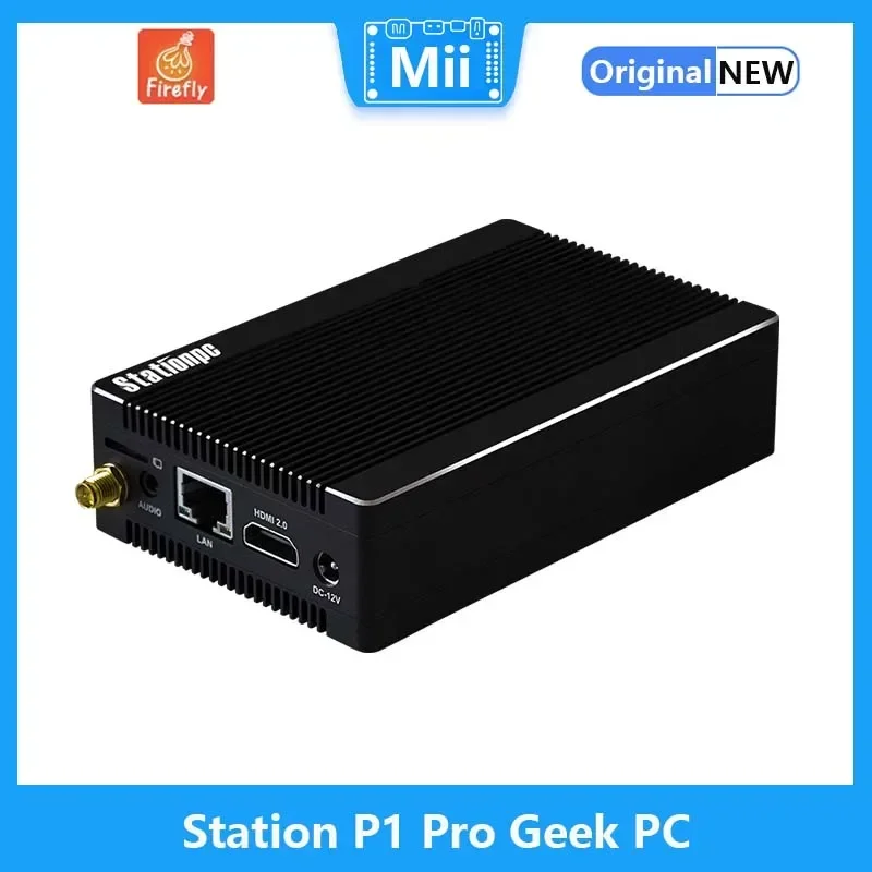 스테이션 P1 프로 엔터테인먼트 Geek 미니 PC, 6 코어 CPU, 블루투스 5.0, RK3399, 안드로이드 11 OS, 4GB, 32GB, LPDDR4