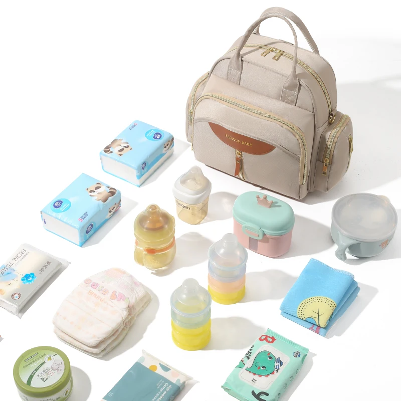 Mommy Bag Women Lightweight Large Capacity Double Shoulder Backpack Multi-Functional High-Quality Baby Storage Maternity Bag New