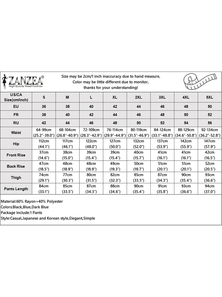 Striped Capris Women Casual Loose Pants Elastic Waist Trousers Fashion Color Patchwork Lace-Up Wide Leg Pants ZANZEA 2025