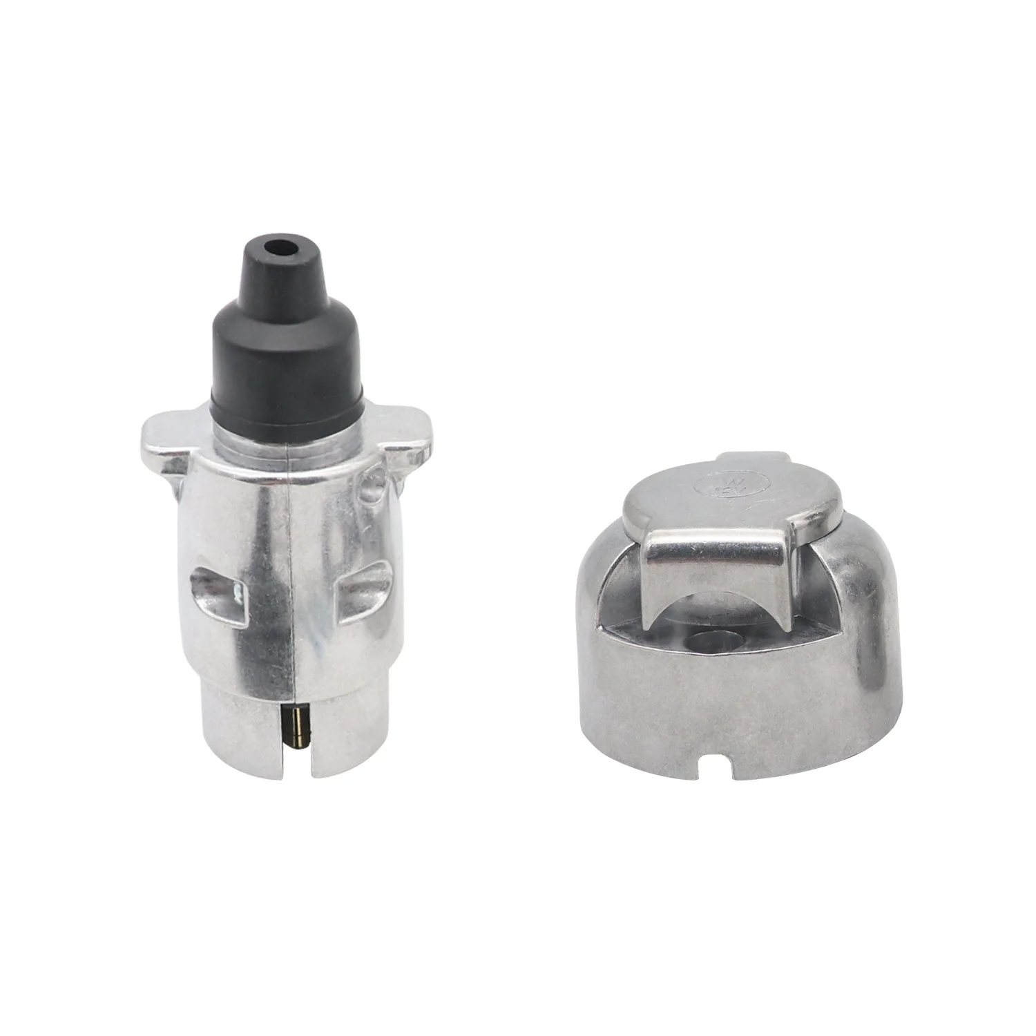 New Arrival 12V 7 Pin Trailer Plug Socket Set Rubber Seal Car Trailer Coupling Connector EU Plug Trailers Accessories