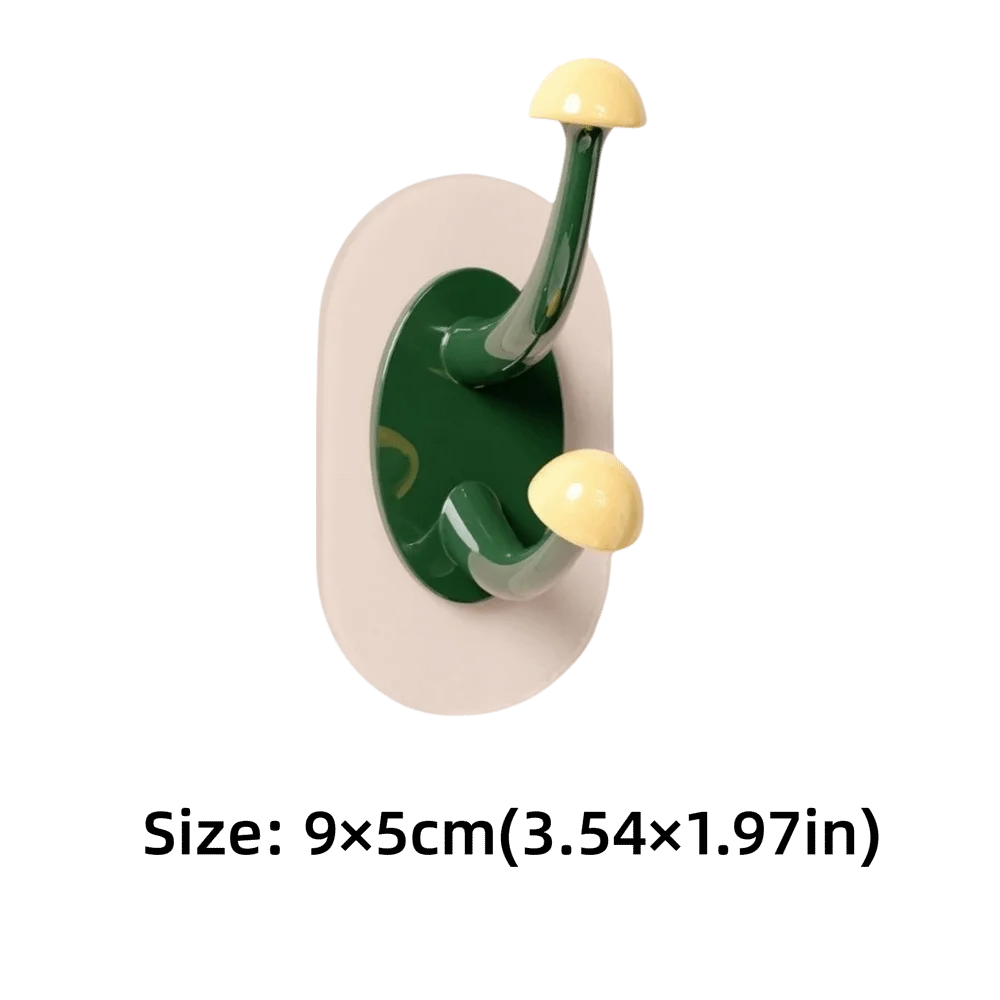 الإبداعية مقاوم للماء السنانير ذاتية اللصق لكمة خالية متعددة الوظائف الفطر معطف الرف السنانير الثقيلة تخزين الرف المنزلية