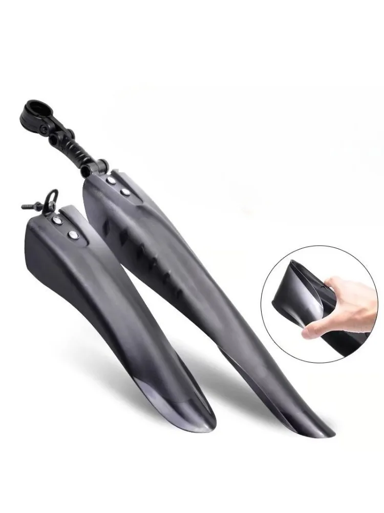 AliExpress 2pcs Bicycle Fender PP Soft Plastic Suitable Bicycles MTB DH Rear Shock BIKE Thicken Splash Protection Accessory