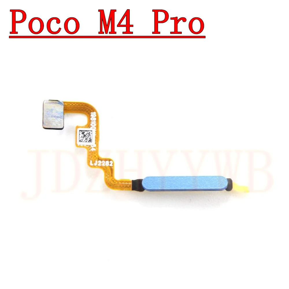 

Ключ возврата дома, меню, лента, кнопка питания, датчик отпечатков пальцев, гибкий кабель для Xiaomi Poco M4 Pro PocoM4Pro 4G/5G