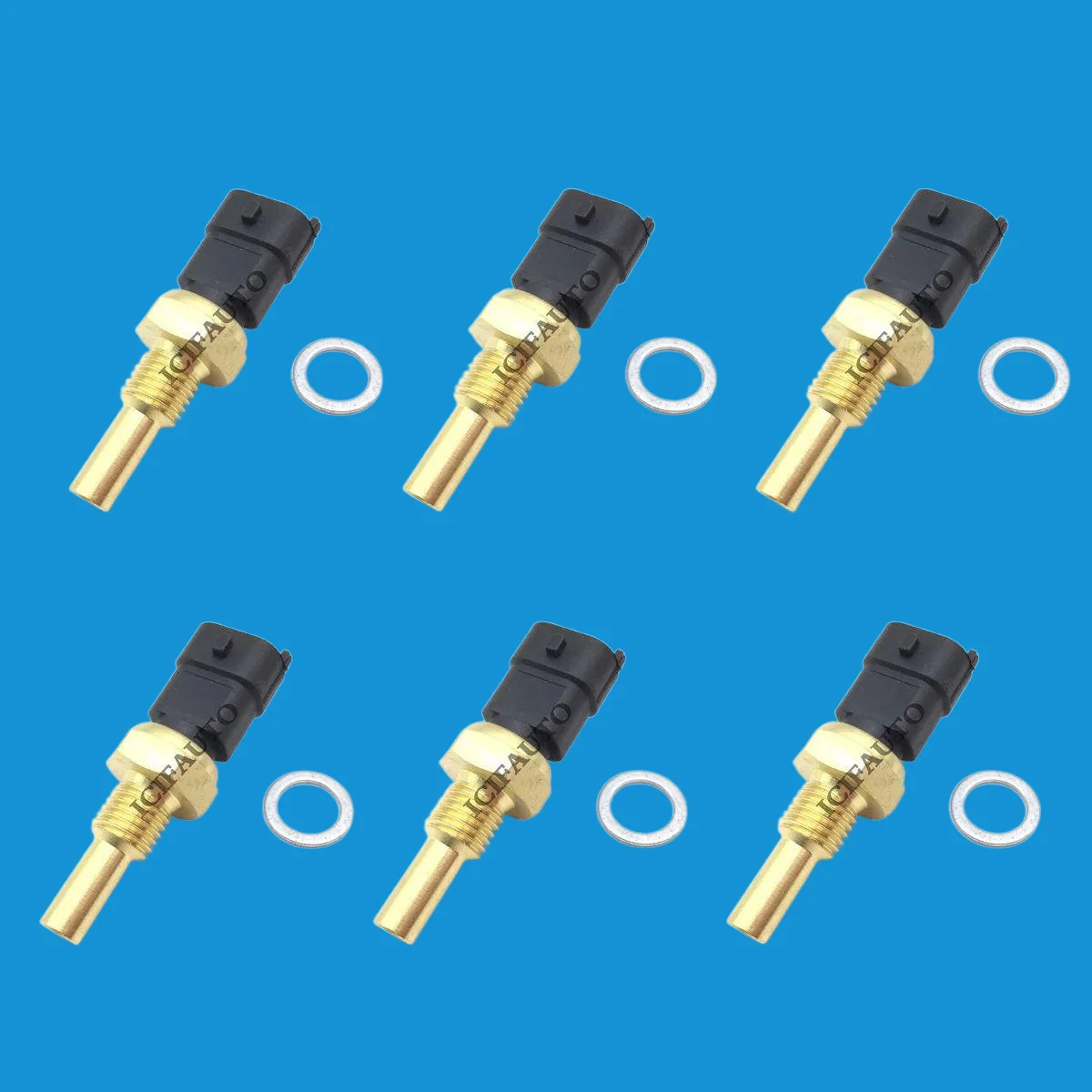 

6 x Temperature Temp Sensor Switch for Polaris Ranger 500 570 700 800 900 OE# 0281002209, 4010644, 0281 002 209 , 0 281 002 209