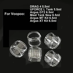 5PCS Bubble Glass Tank per DRAG 4 UFORCE L 5.5ml Argus GT2 Maat Tank New Argus MT Argus XT Kit serbatoio in vetro da 6.5ml