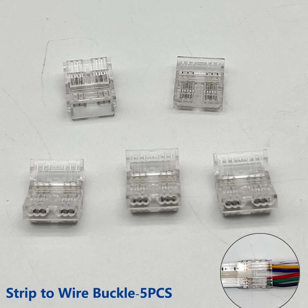 5PCS 6Pin COB LED Strip Connector