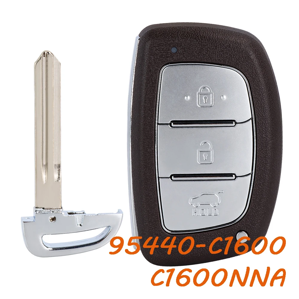 Keyecu 95440-c1600 95440-c1100 95440-c1100nna 95440-c1101 chave remota inteligente fob para hyundai sonata 2014 2015 2016 2017 2018 2019