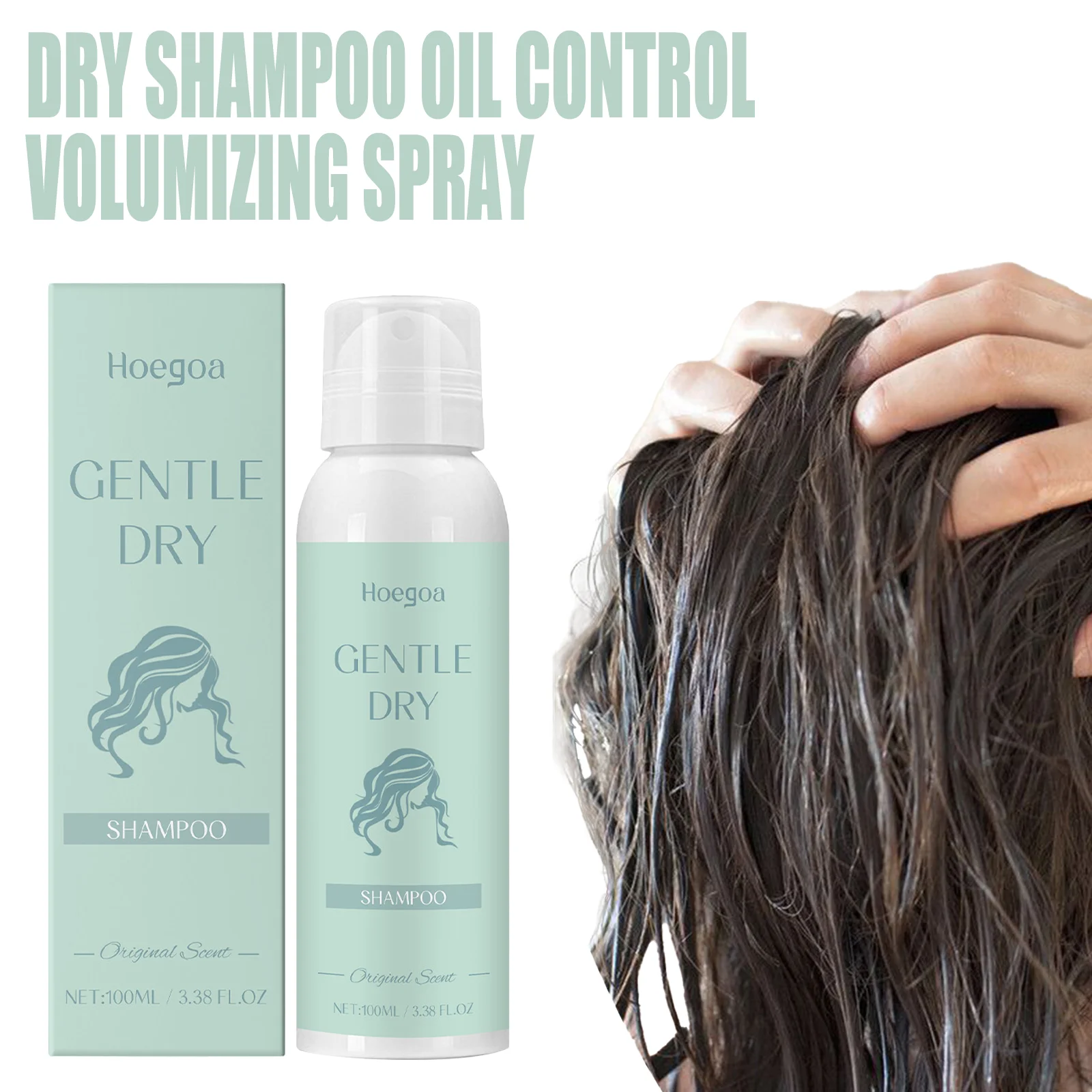بخاخ شامبو جاف للشعر الدهني، تركيبة خفيفة الوزن، تركيبة خفيفة الوزن، رائحة طازجة، بدون شطف، مظهر نظيف فوري للاستخدام اليومي #1