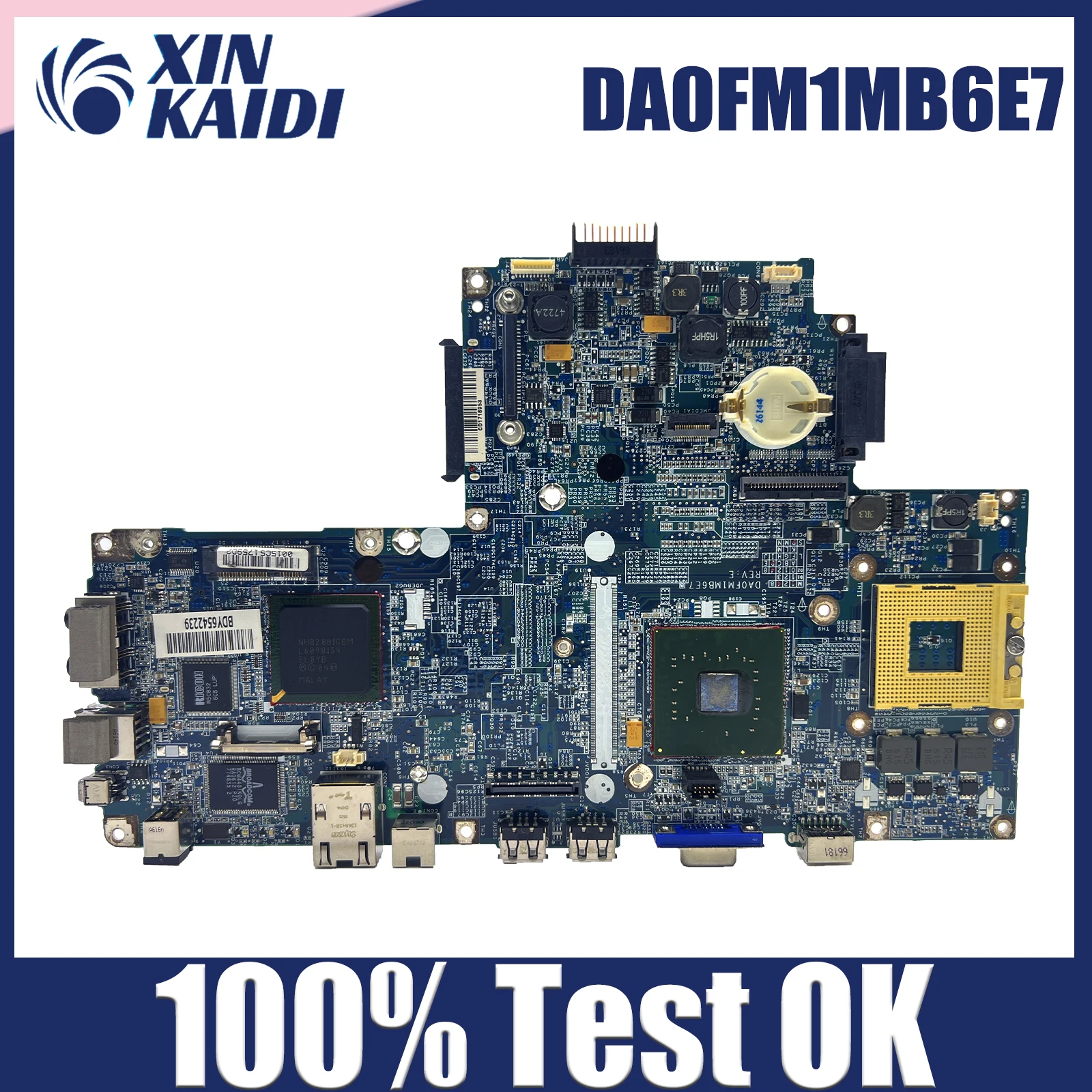 DA0FM1MB6E7 Laptop Motherboard For DELL Inspiron 6400 Mainboard CN-0MD666 GM945 DDR2 100% tesed OK