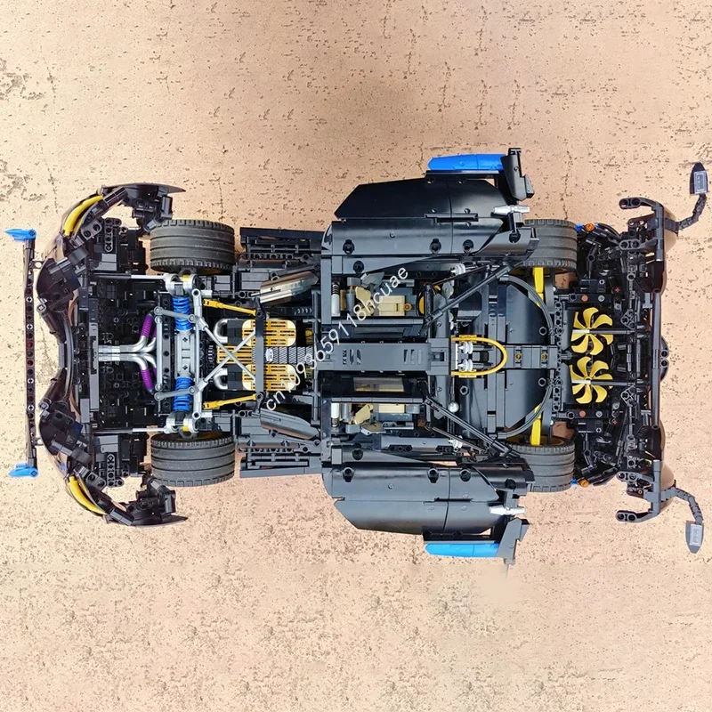 4706 Uds. MOC Pagani Huayra BC modelo técnico bloques de construcción arquitectura DIY Idea educación ladrillo regalos de navidad juguetes para niños