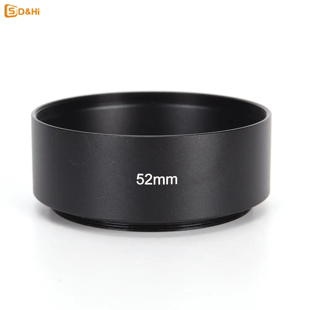 52mm metal alloy material long lens hood for Canon Nikon camera New