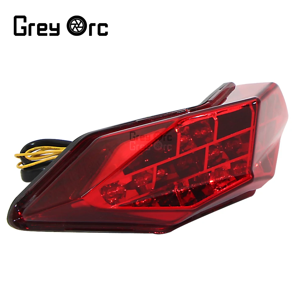 Motorcycle Taillight Integrated LED Turn Signal Rear Tail Light For Kawasaki Ninja 250 300 2013 2014 2015 2016 2017