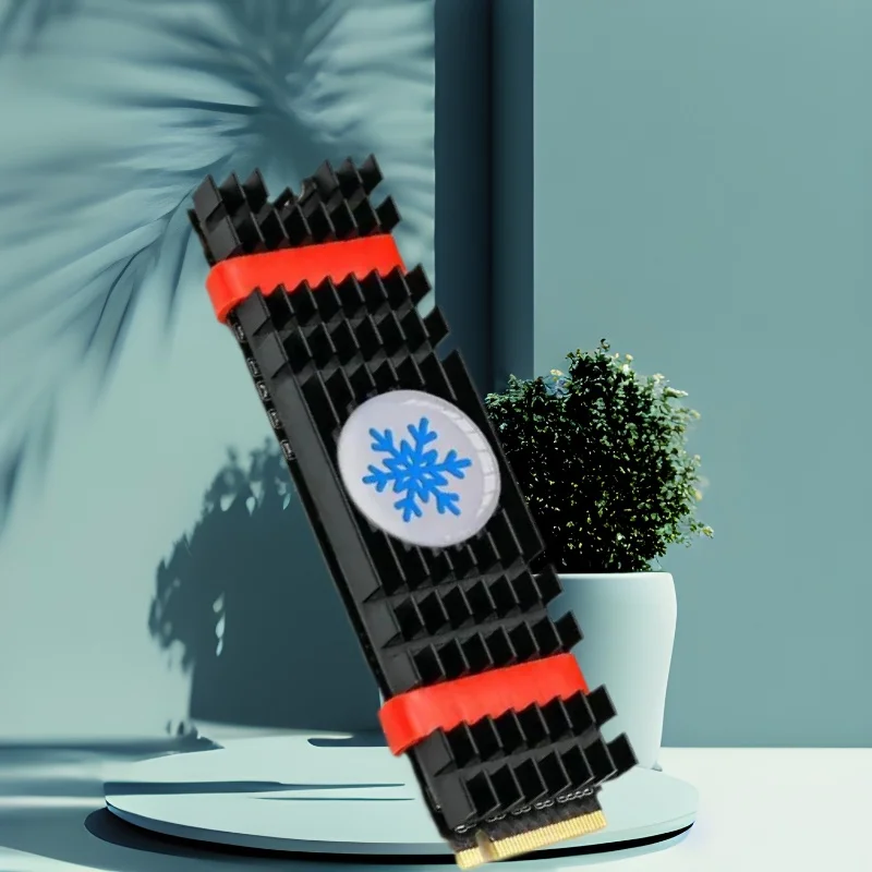 

M.2 NVME NGFF 2280 SSD Cooler For PS5 PC Laptop M2 NVME Heatsink Aluminum Radiator Heat Dissipation Cooling Silicone Thermal Pad