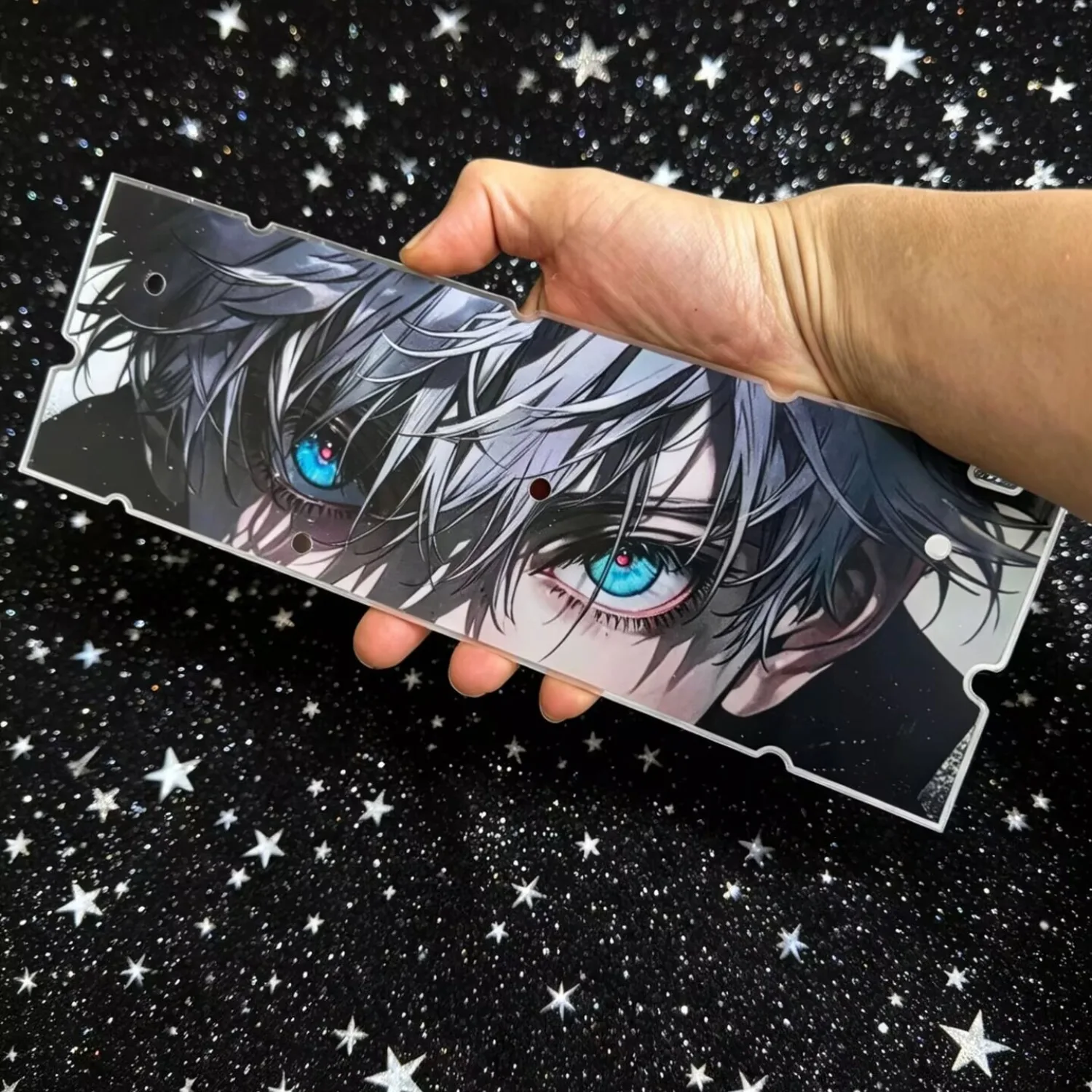 Holy60 Aluminum Case WaterRipple Diffuser GH60Standard SizeSoraV2SupportedCustom Image Available Mechanical Keyboard Light Panel