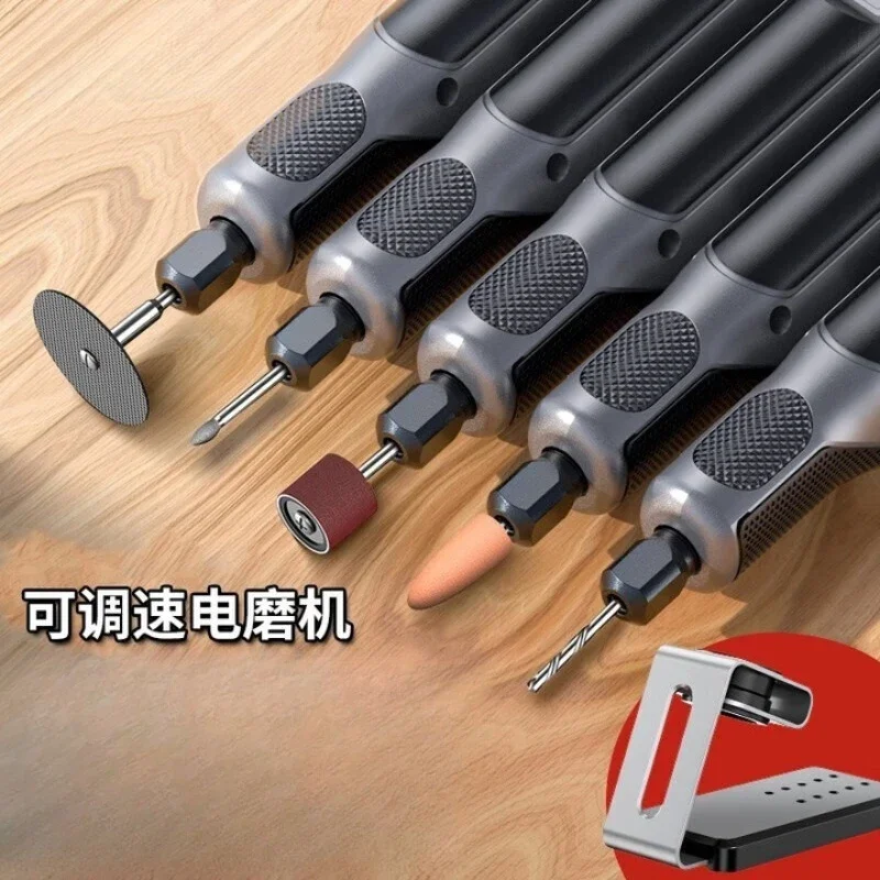 

Electric Grinder Small Handheld Electric Grinder Polishing Artifact Jade Wood Engraving Pen Tool Mini Electric Drill