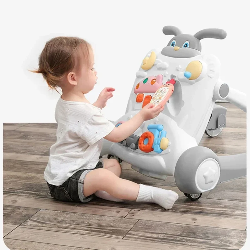 Wholesale luxury 3 in 1 kids walker multifunctional anti-rollover baby walker Activity Strollers children walkers with wheels