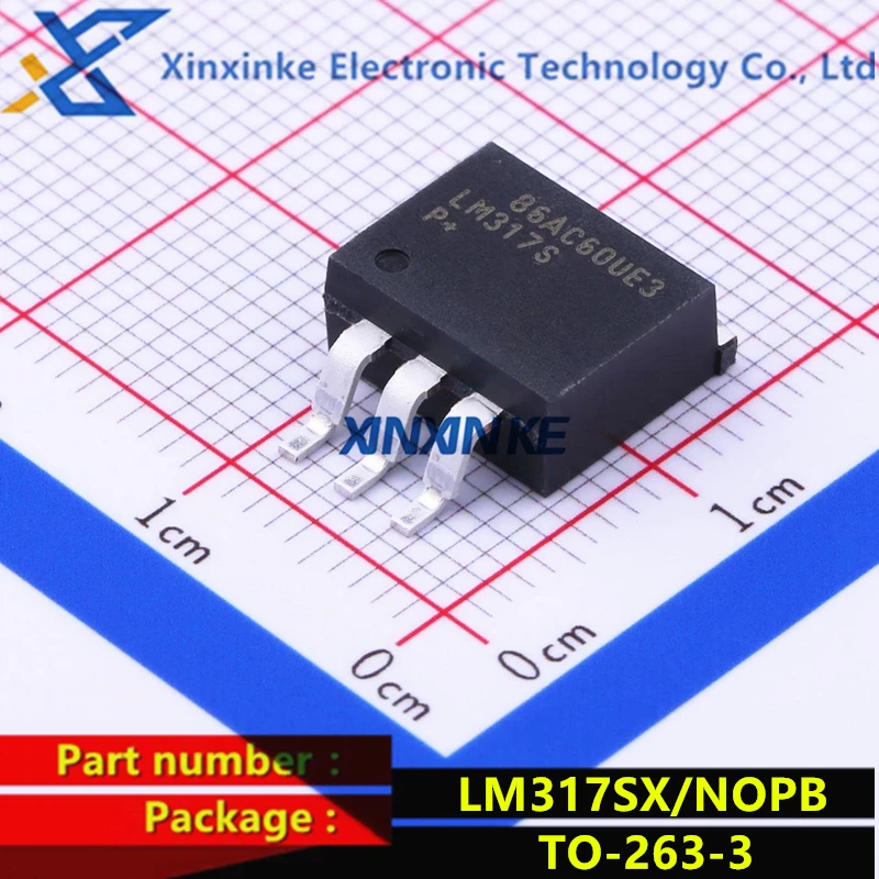 

LM317SX/NOPB LM317S TO-263-3 Linear Voltage Regulators 3-Terminal Adjustable REG Power Management ICs Brand New Original