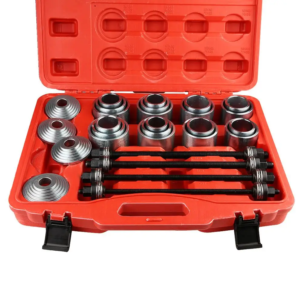 36pcs Car Universal Bush Bearing Removal Insertion Tools Set Press Pull Sleeve Kit