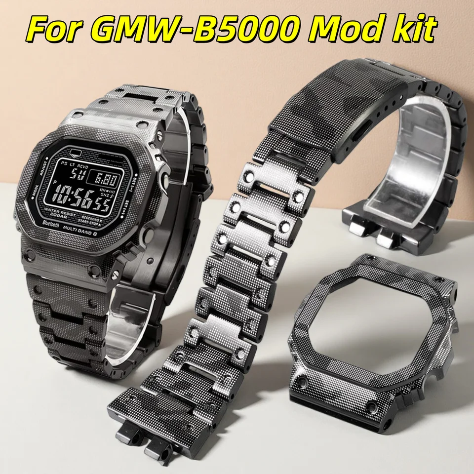 カシオG-SHOCK GMW-B5000用GMW B5000改造キット ステンレススチール