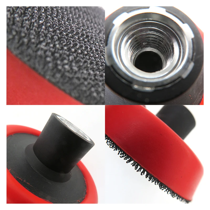 M14-Gewinde-Polier-Verlängerungsschaft-Set 75/100/140mm Polier-Verlängerungsstange aus Aluminiumlegierung mit Polierpuffer für die Fahrzeugaufbereitung – Detail 2