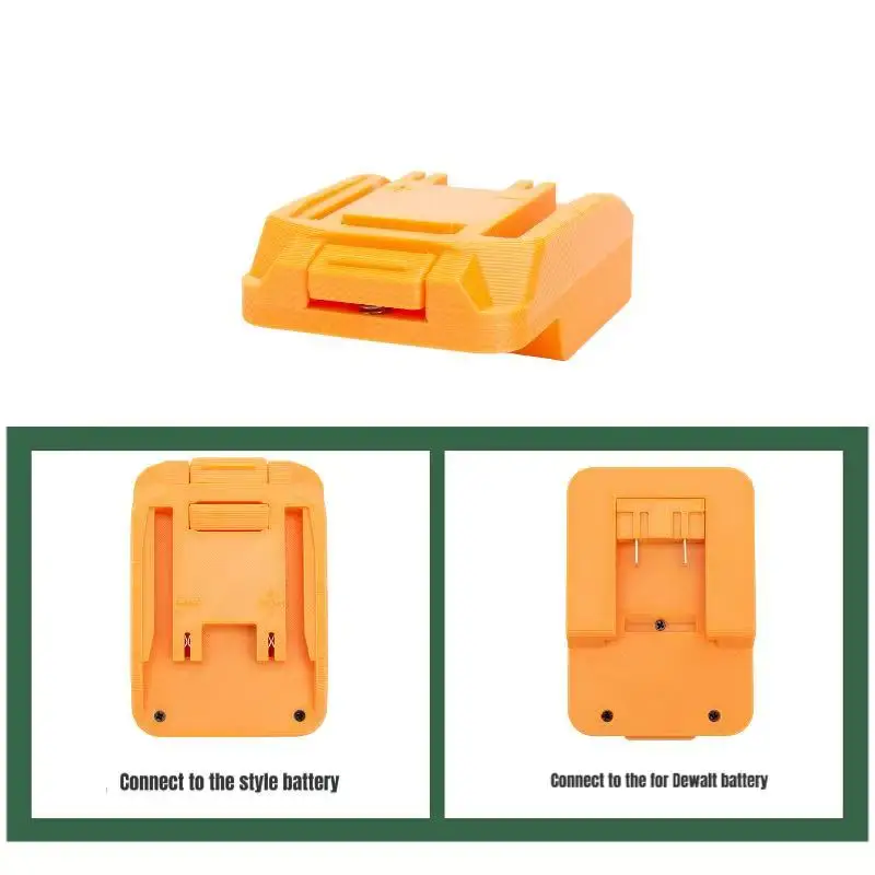 Batteries Converter Adapter For Worx 20v 4pin  Lithium Ion To  Worx 6PIN Tool (without battery and tools)