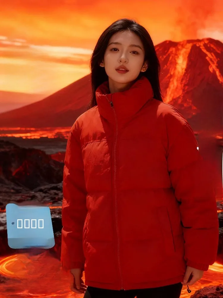 

Женская утепленная пуховая куртка-ветровка для активного отдыха, теплая, ветрозащитная, модель Banana Guest, новая зимняя коллекция 2025, стандартный крой, на молнии